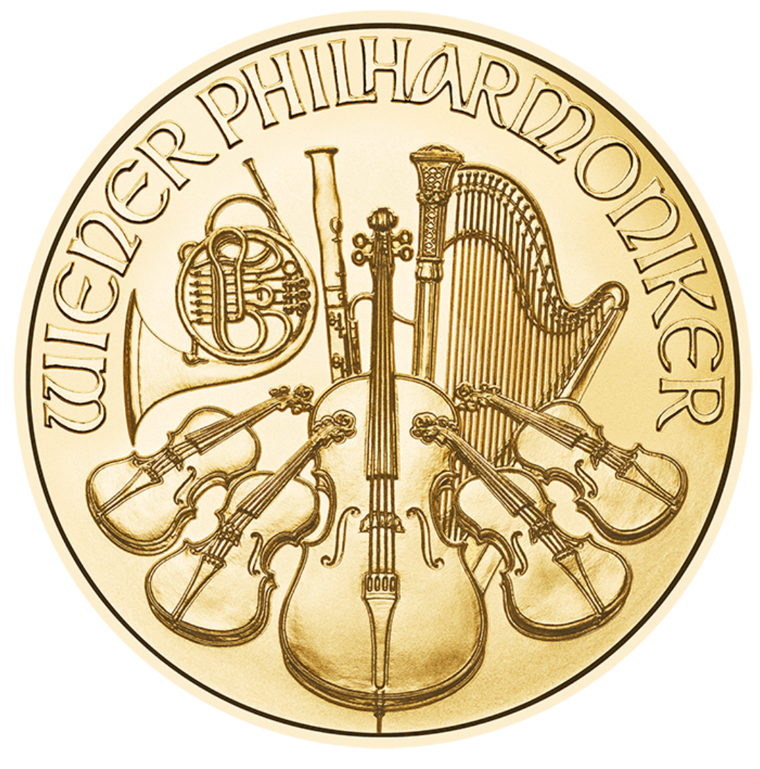Austria 1/10 OUNCE GOLD VIENNA PHILHARMONIC Product No. 110