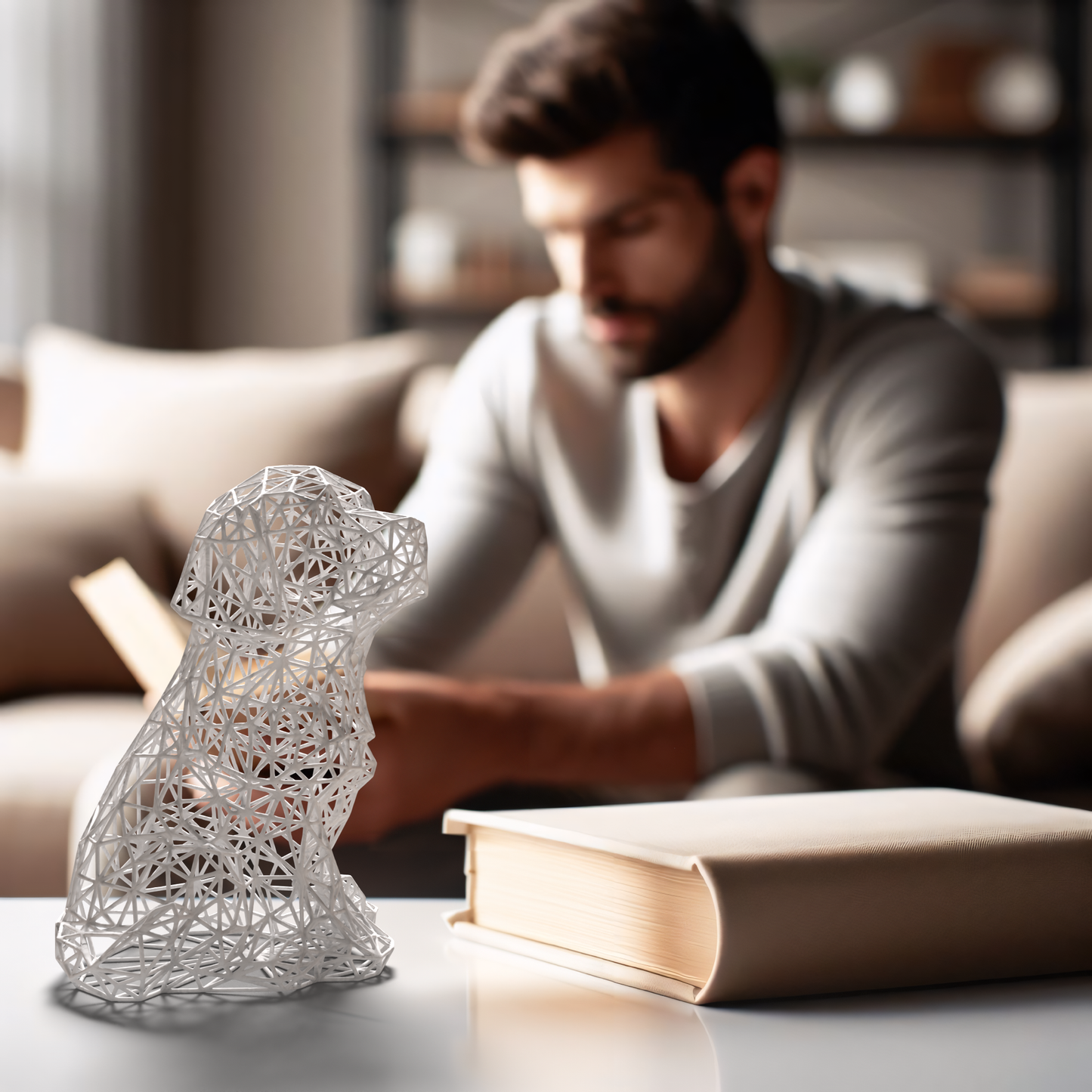 Adorable Puppy Wire Design
