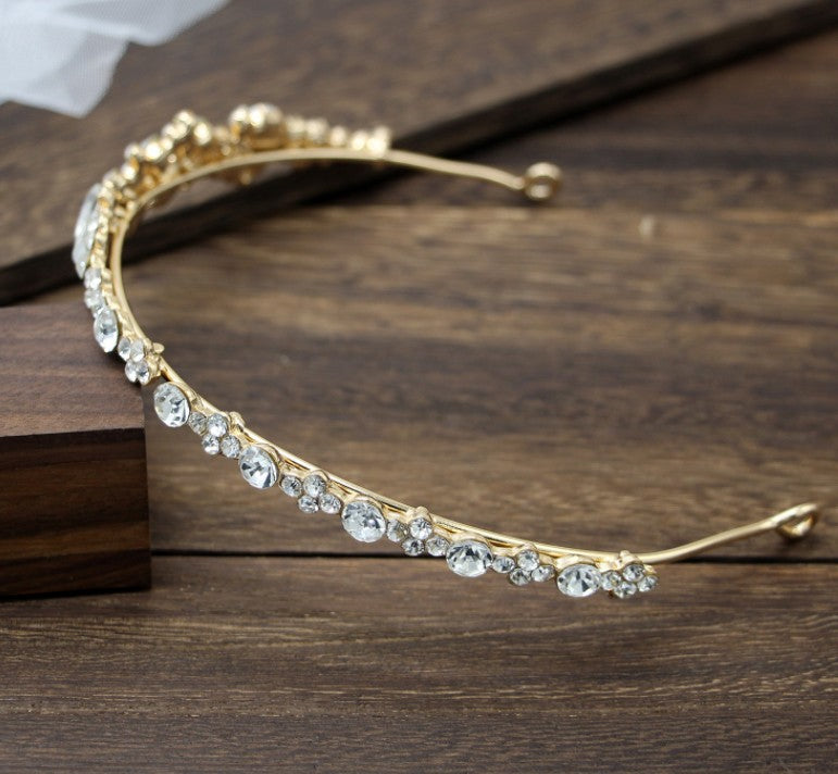 Rhinestone headband diadem wedding dress accessories