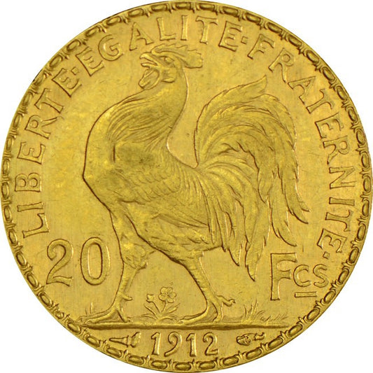 Frankreich 20 Francs Gold