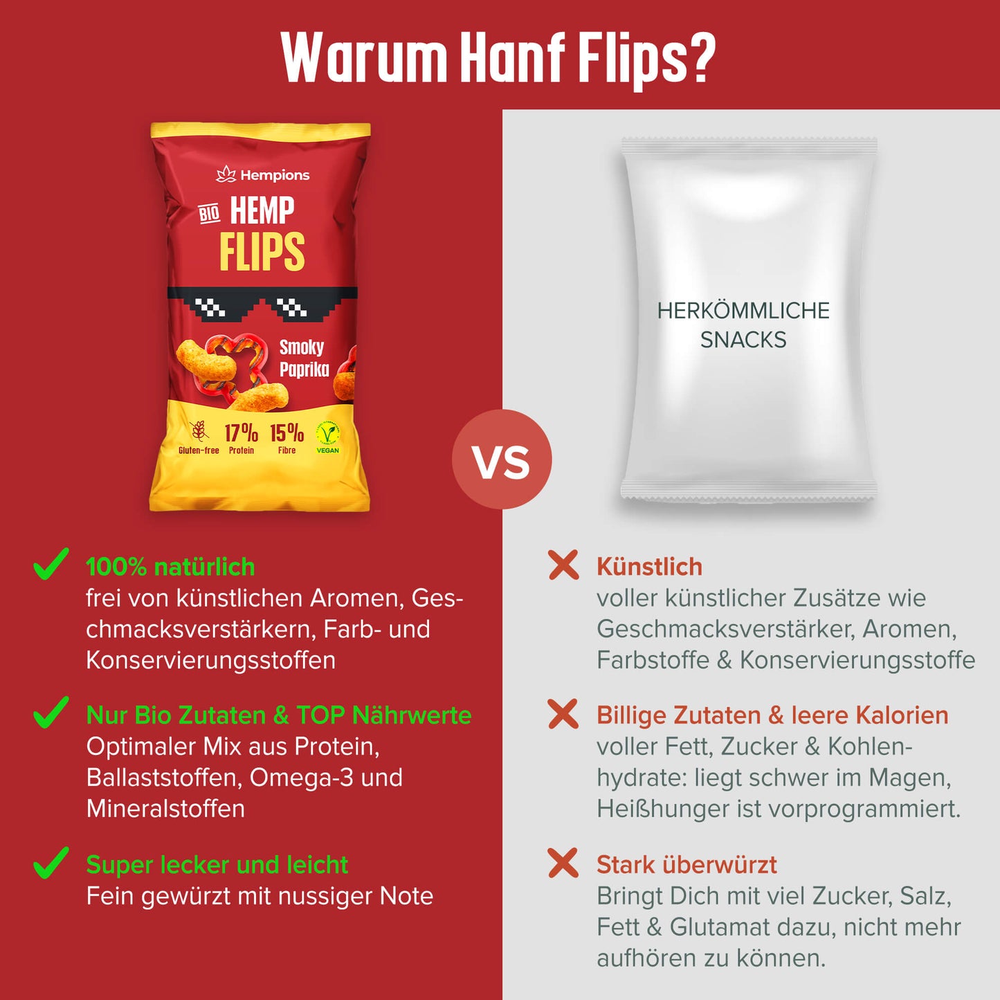 Bio Hemp Flips Smoky Paprika