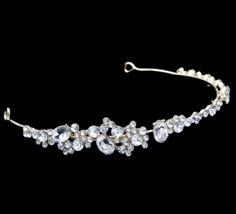 Rhinestone headband diadem wedding dress accessories