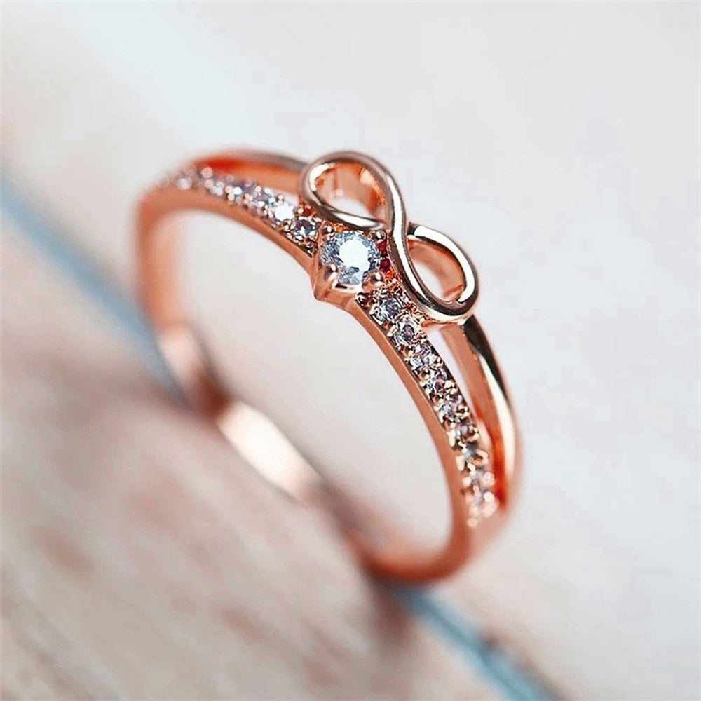 Cubic Zirconia Ring Finger Bow | Bow Finger Ring Women | Zircon Finger