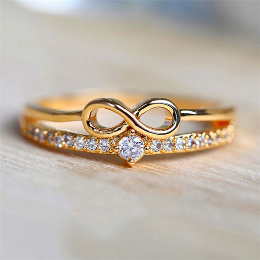 Cubic Zirconia Ring Finger Bow | Bow Finger Ring Women | Zircon Finger