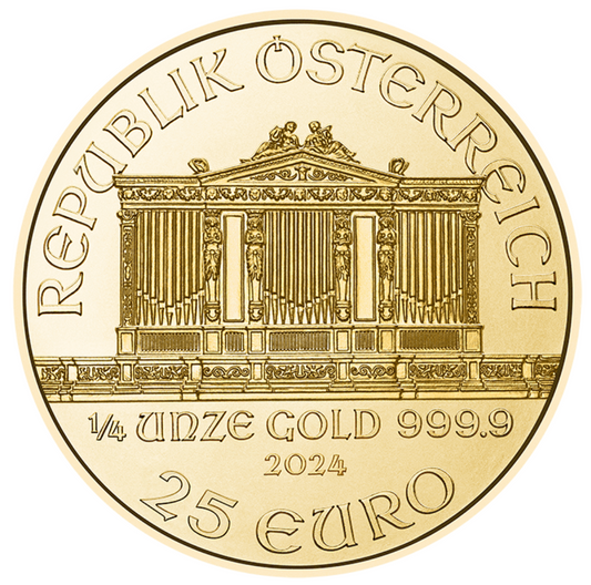 Austria 1/4 OUNCE GOLD VIENNA PHILHARMONIC Product No. 140