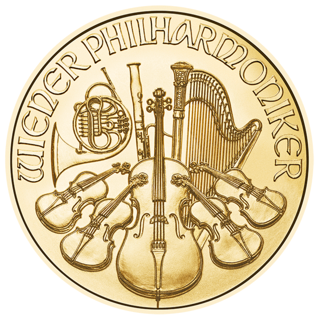 Austria 1/2 OUNCE GOLD VIENNA PHILHARMONIC Product No. 120