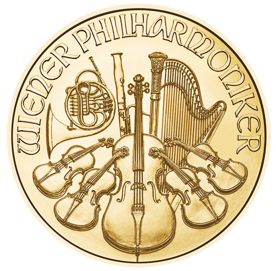 Austria 1 OUNCE GOLD VIENNA PHILHARMONIC Product No. 100