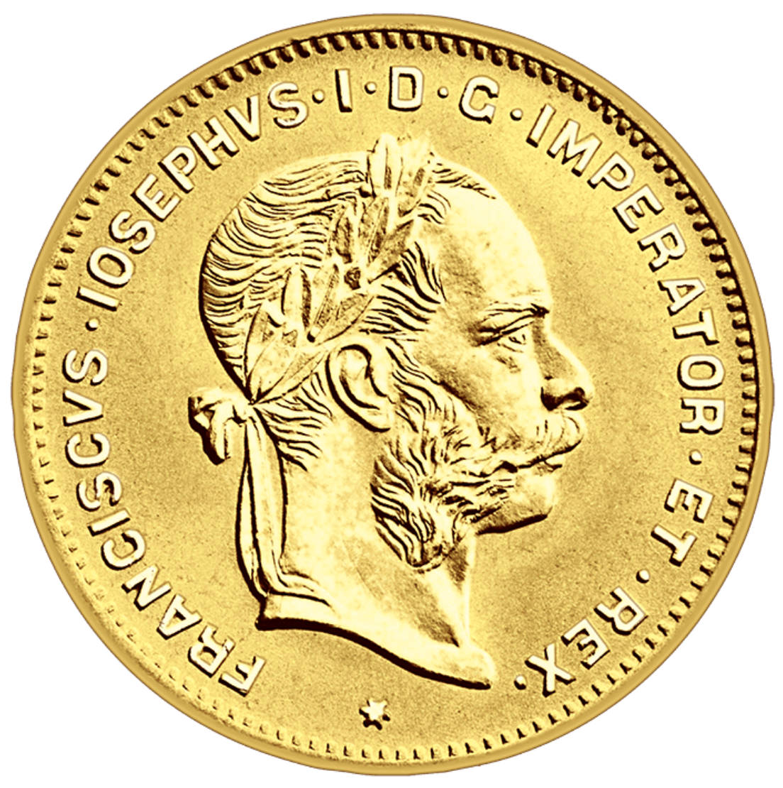 Austria 4 FOUR GULDEN GOLD Product No. 440