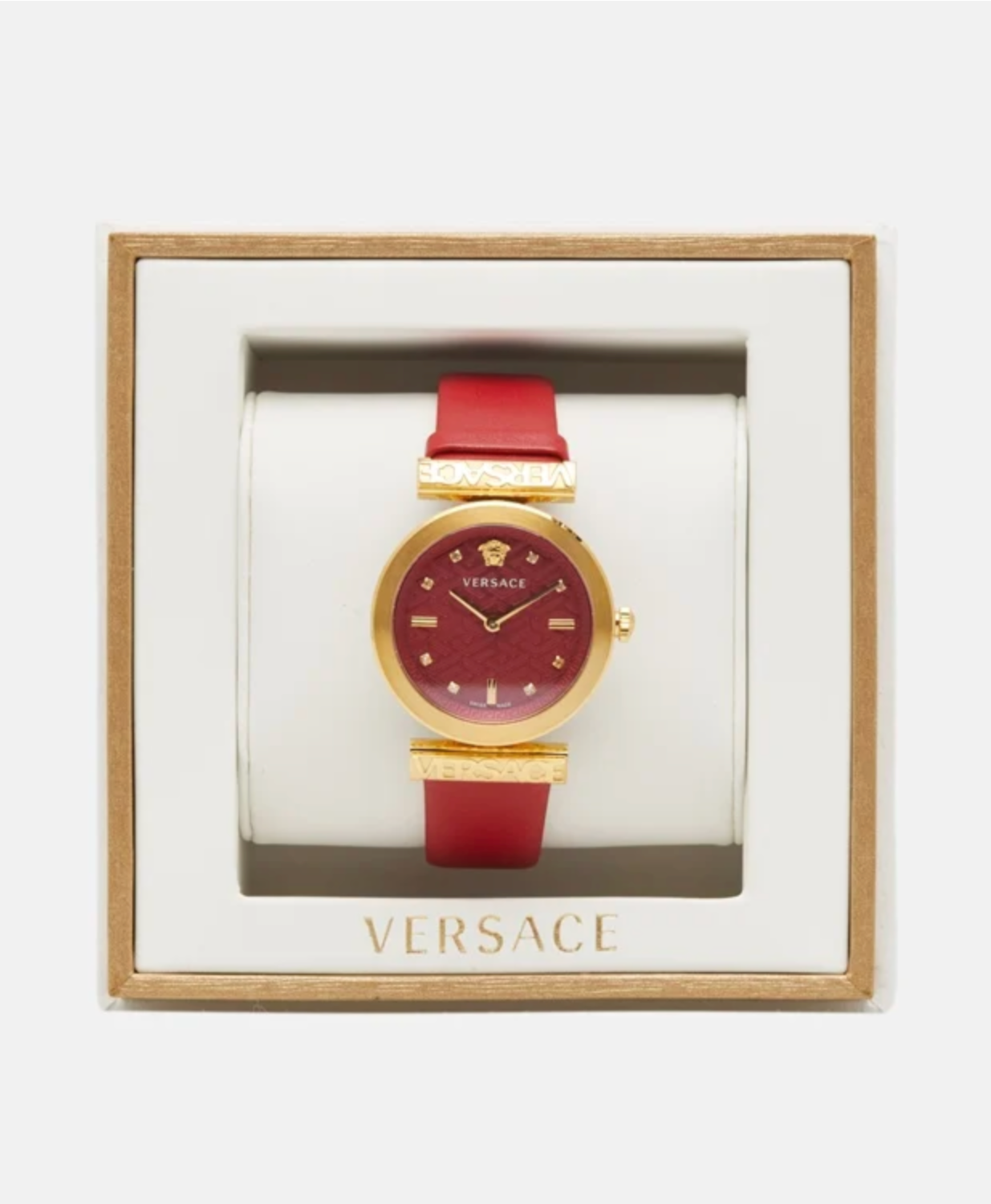 Versace Watch with diamonds Colour Gold