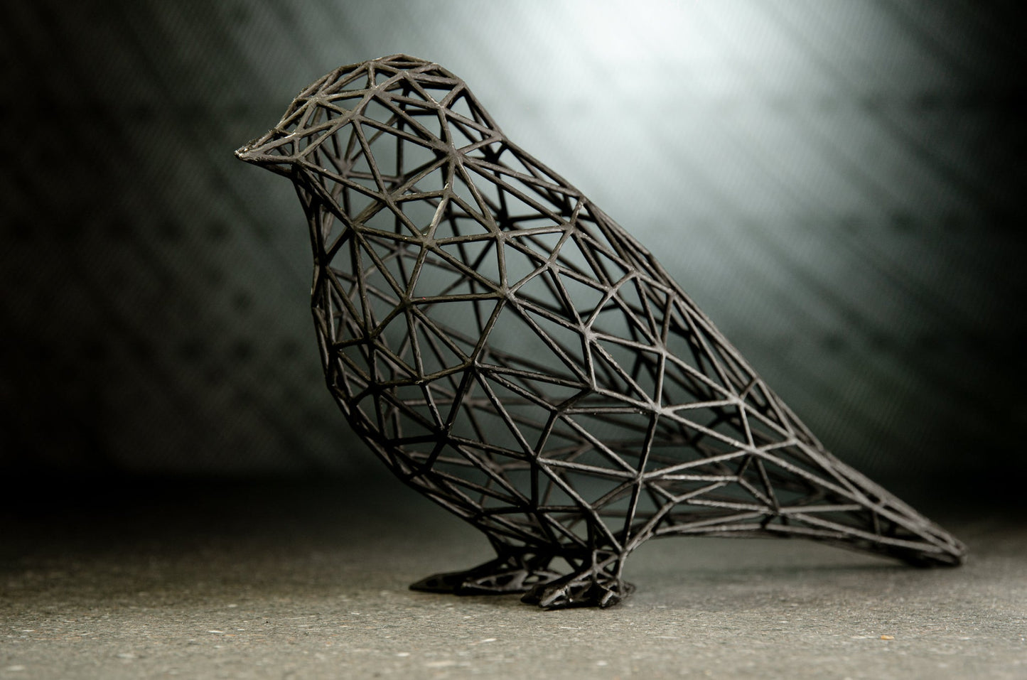 Small Sparrow Charming Sculpture