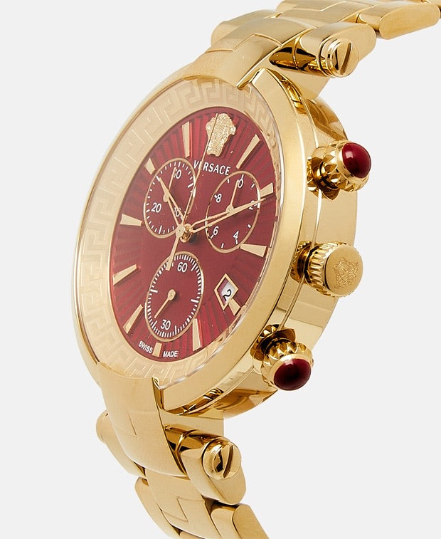 Versace chronograph Colour Gold