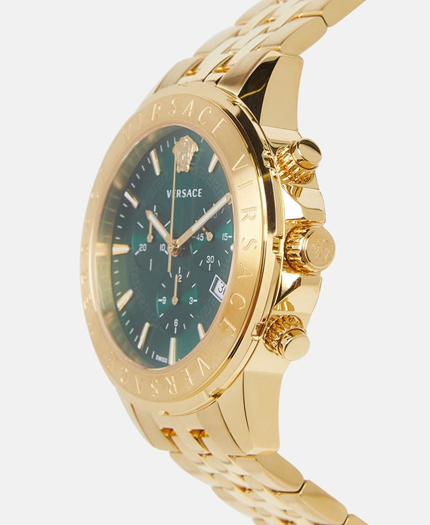 Versace Chronograph Colour Gold