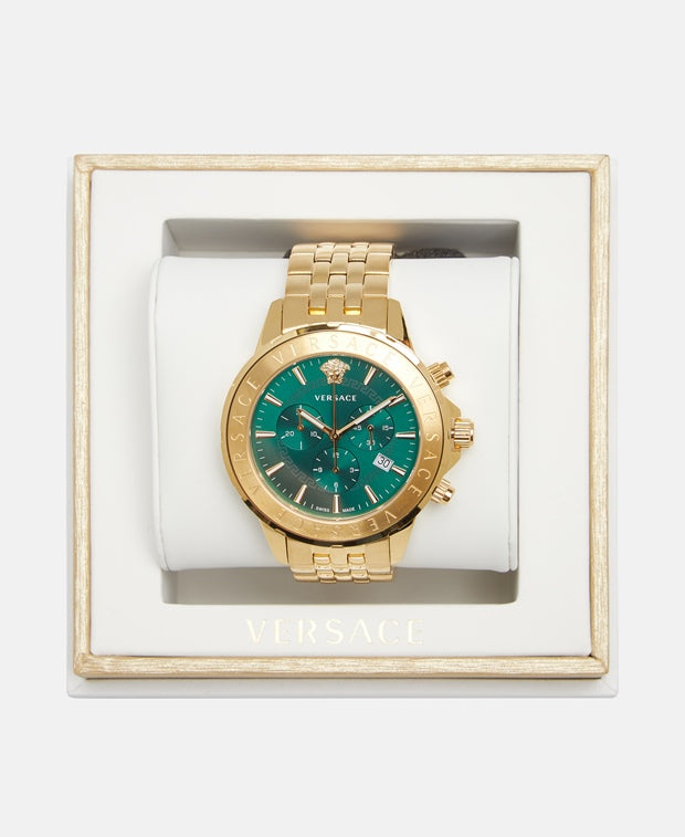 Versace Chronograph Colour Gold