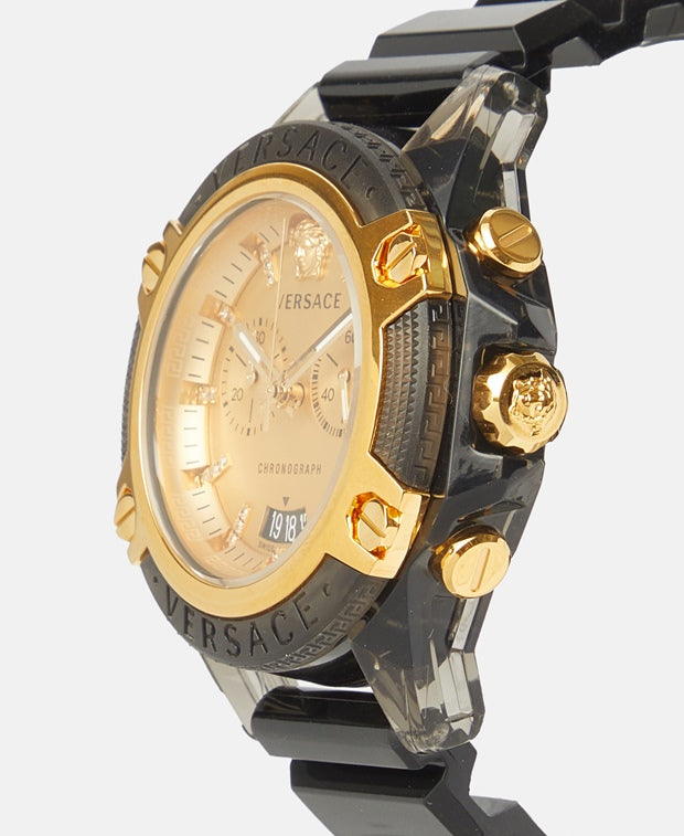 Versace Chronograph Colour Gold