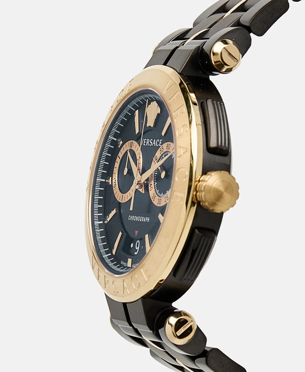 Versace Chronograph Colour Gold