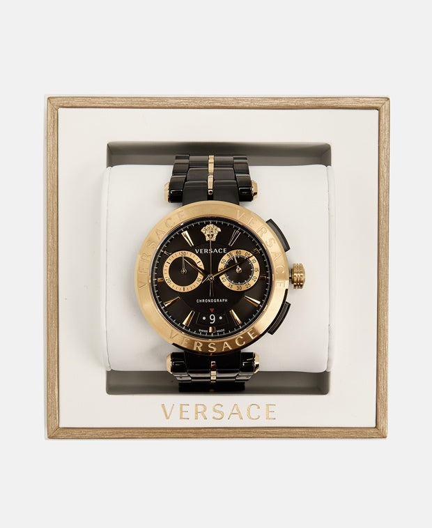 Versace Chronograph Colour Gold