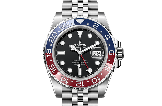 Rolex GMT-MASTER II Oyster, 40 mm,  Oystersteel M126710BLRO-0001