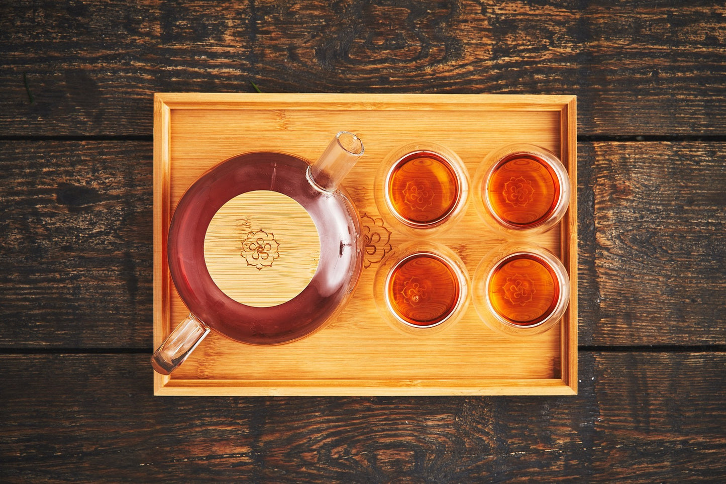 Glass tea set